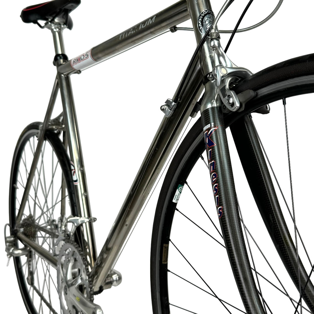 Used Mongoose RX10.5, Handmade Titanium Road Bike, Shimano Ultegra-2000, 56cm