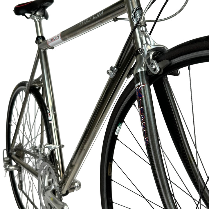 Used Mongoose RX10.5, Handmade Titanium Road Bike, Shimano Ultegra-2000, 56cm