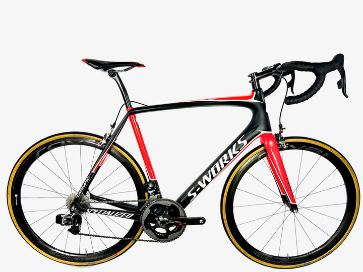 Used Specialized S-Works Tarmac, 11-spd Red eTap, Carbon Bike-2017, 61cm, MSRP:$9k