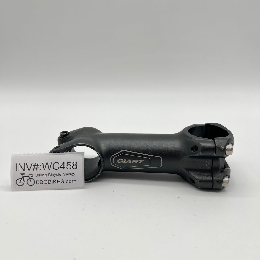 Giant bike stem 100mm +/- 6 degree 1 1/8” 31.8 mm black threadless Road MTB Used