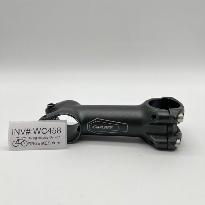 Giant bike stem 100mm +/- 6 degree 1 1/8” 31.8 mm black threadless Road MTB Used