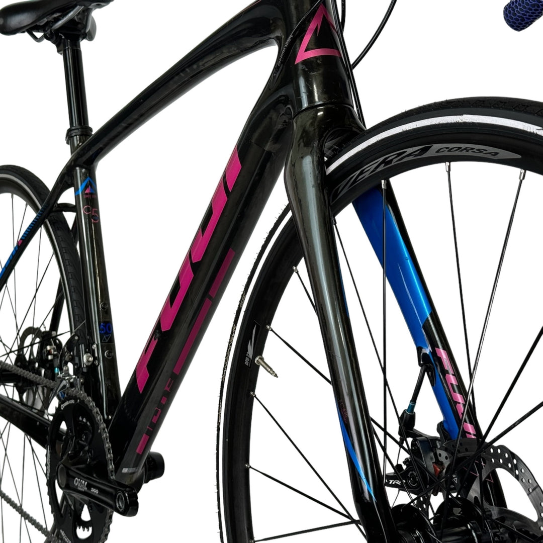 Used Fuji Brevet 2.3, 11-Speed Shimano 105, Women’s Carbon Road Bike-2017, 50cm