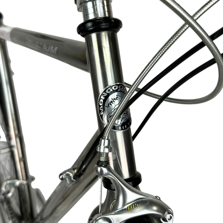 Used Mongoose RX10.5, Handmade Titanium Road Bike, Shimano Ultegra-2000, 56cm