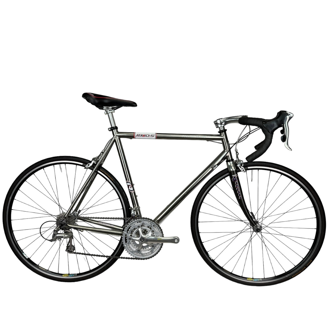 Used Mongoose RX10.5, Handmade Titanium Road Bike, Shimano Ultegra-2000, 56cm