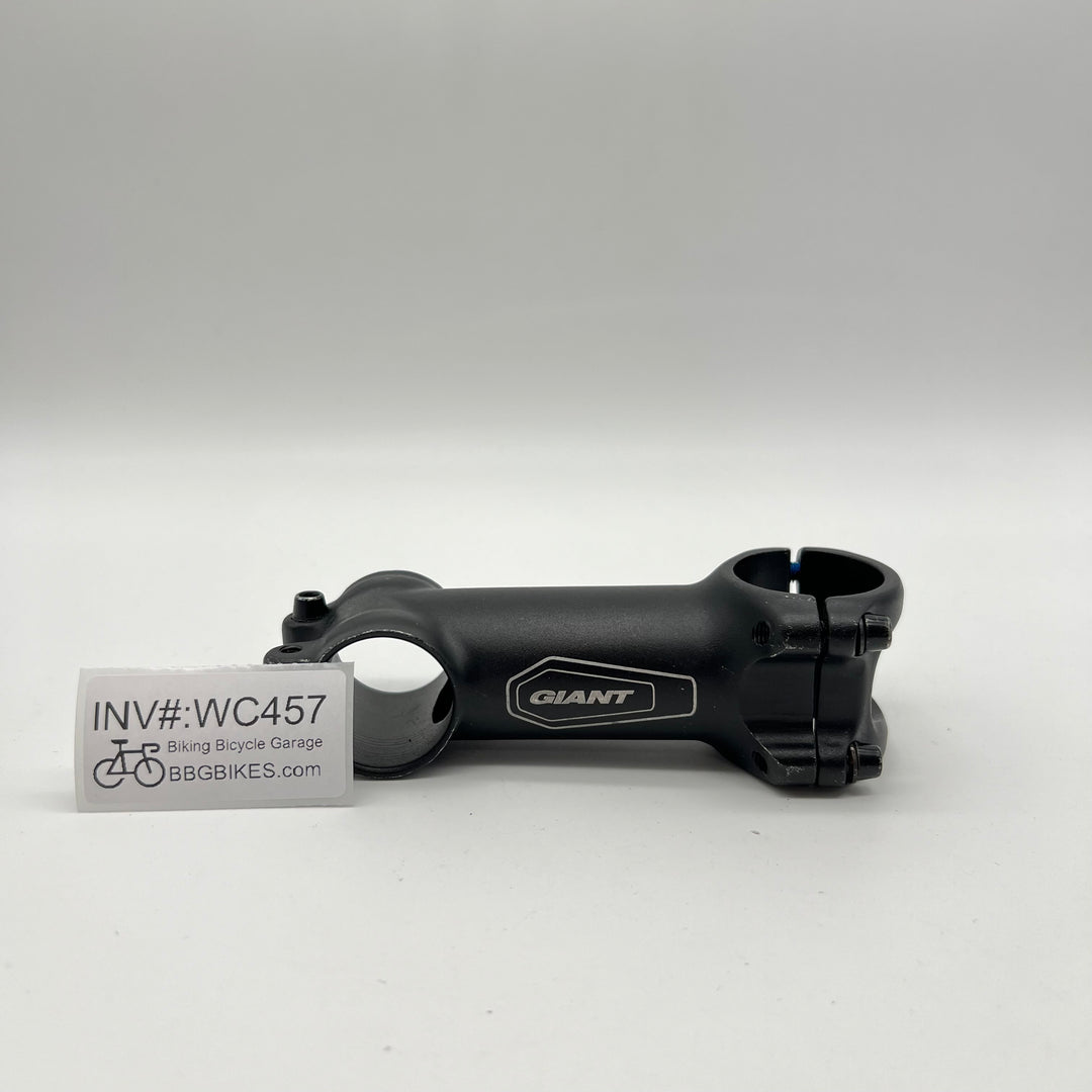 Giant bike stem 100mm +/- 6 degree 1 1/8” 31.8 mm black threadless Road MTB Used