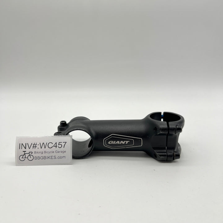 Giant bike stem 100mm +/- 6 degree 1 1/8” 31.8 mm black threadless Road MTB Used
