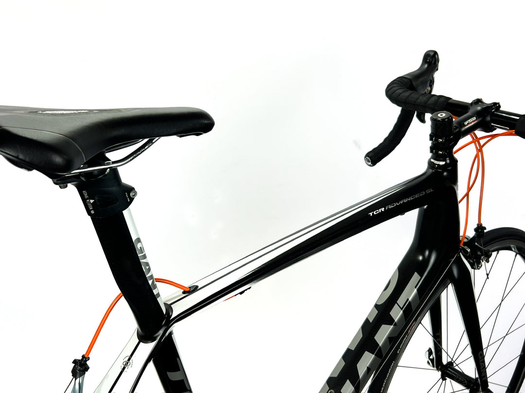 Used Giant TCR SL 1, full Dura-Ace, Carbon Fiber Road Bike-2011, 58cm, MSRP:$7k