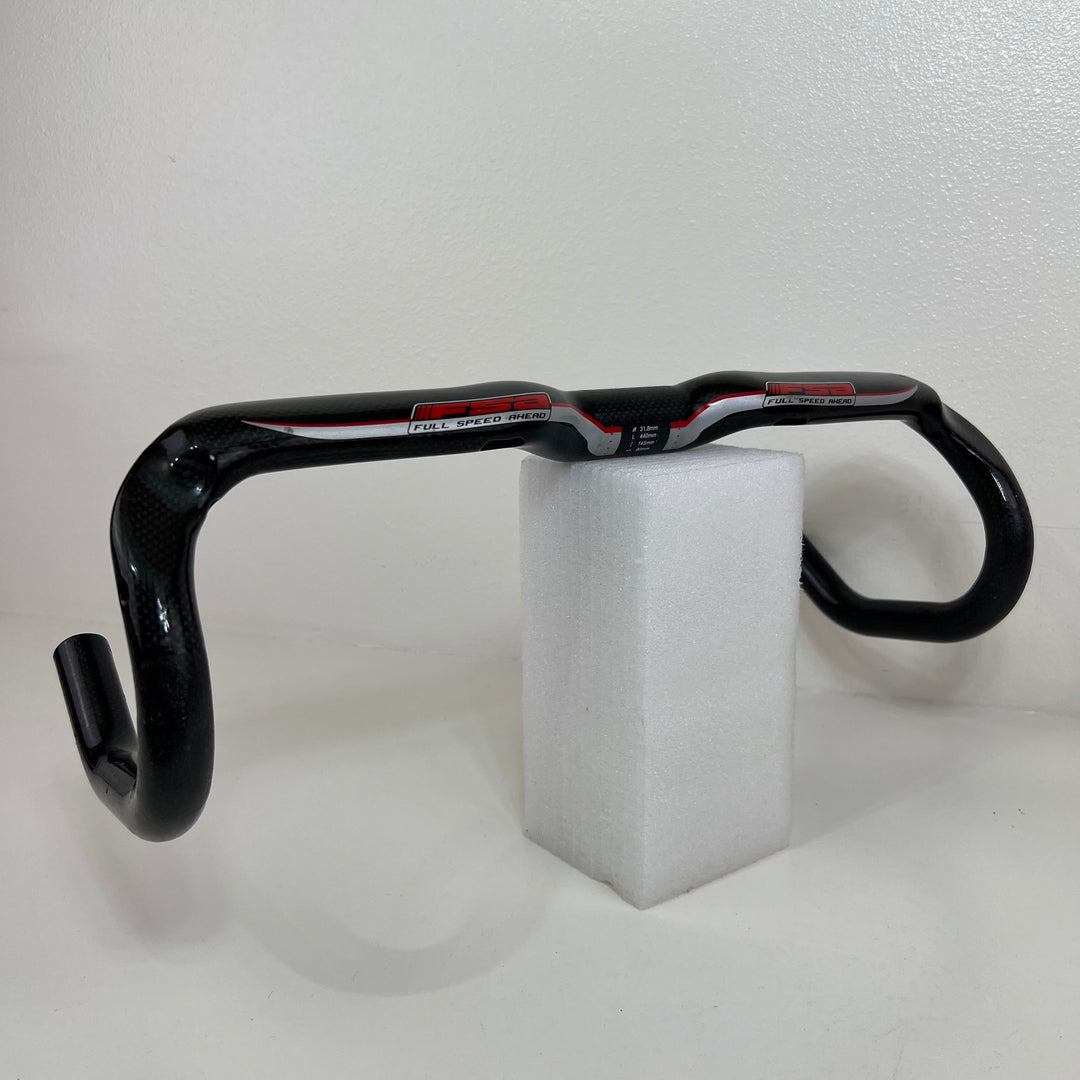 Used FSA K-Wing Carbon Fiber Road Handle Bar, 31.8mm, 44cm, 293g