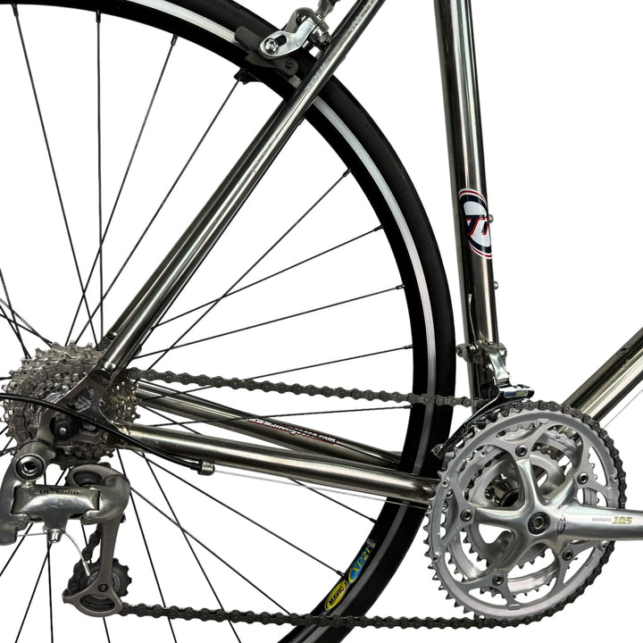 Used Mongoose RX10.5, Handmade Titanium Road Bike, Shimano Ultegra-2000, 56cm
