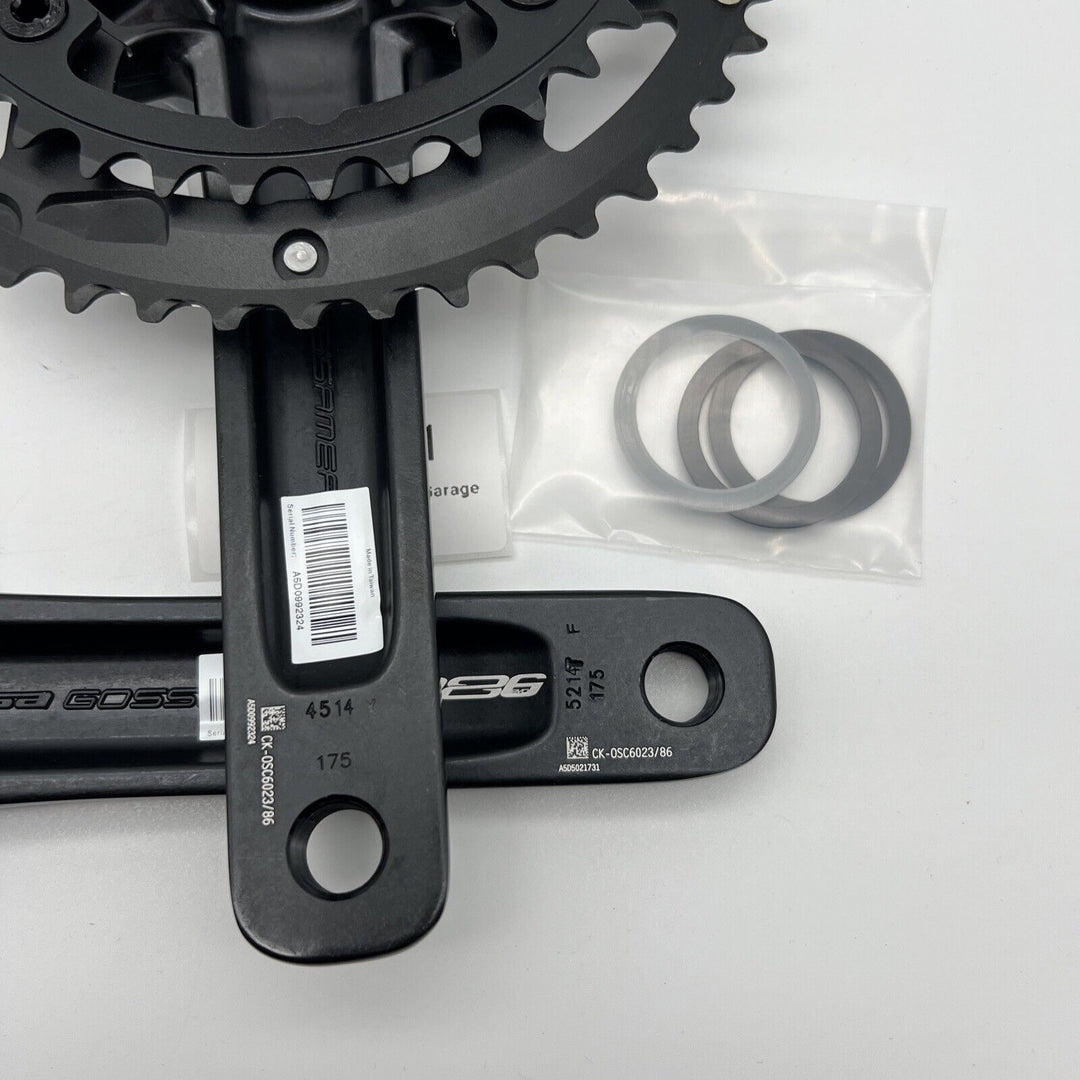 NEW FSA Gossamer Pro Compact Crankset 10/11-Speed 175mm ABS 46/36t BB386 Evo