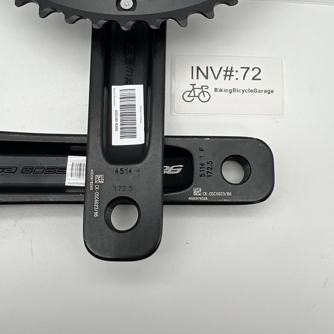 NEW FSA Gossamer Pro Compact Crankset 10/11-Speed 172.5mm ABS 46/36t BB386 Evo