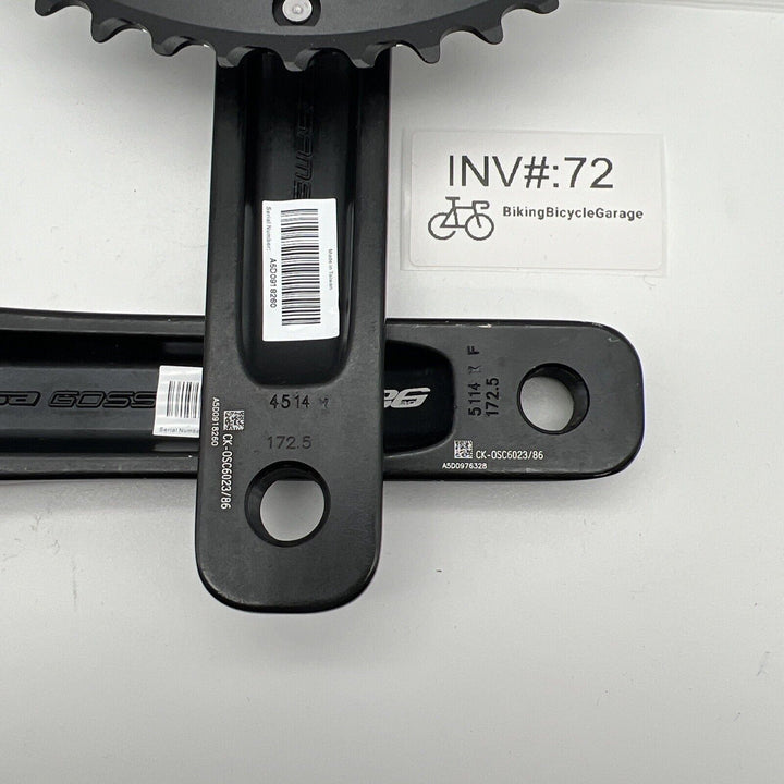 NEW FSA Gossamer Pro Compact Crankset 10/11-Speed 172.5mm ABS 46/36t BB386 Evo