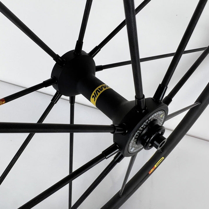 Mavic Ssc R-sys Slr Exalith 11 Speed Carbon Spokes 1,310g Set Just Serviced