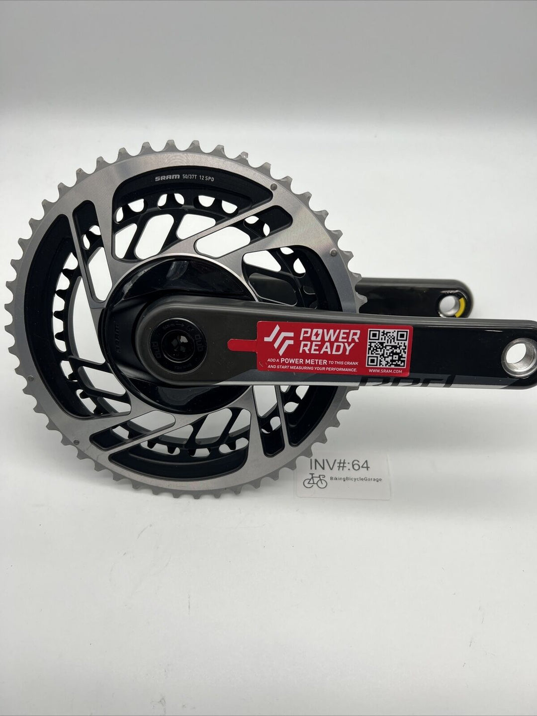 NEW SRAM Red AXS 2x12-Speed DUB 175mm 50/37t Carbon Fiber Crankset, MSRP: $750