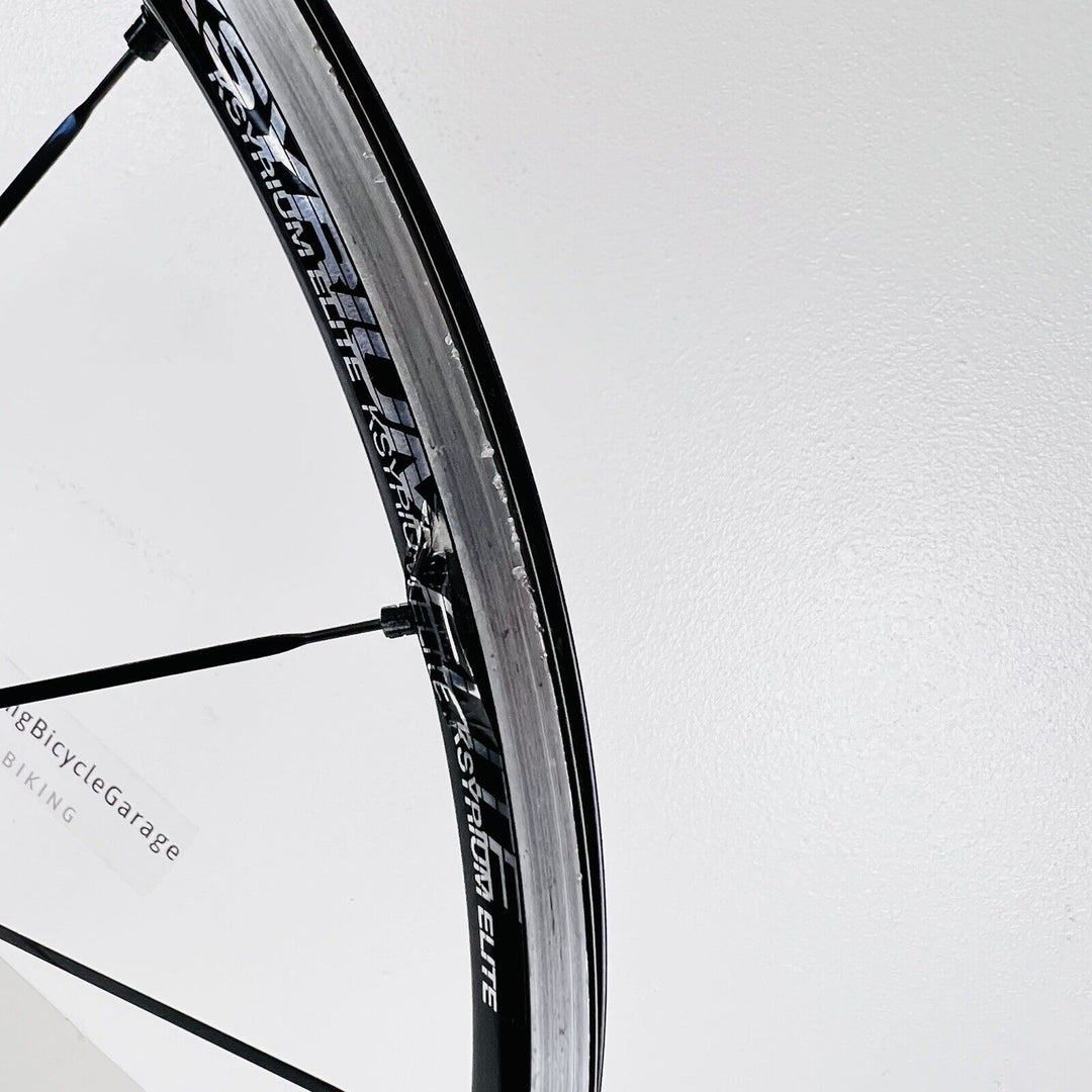 Mavic Ksyrium Elite Black Road Bike Aluminum 700C Front Wheel Clincher 760g