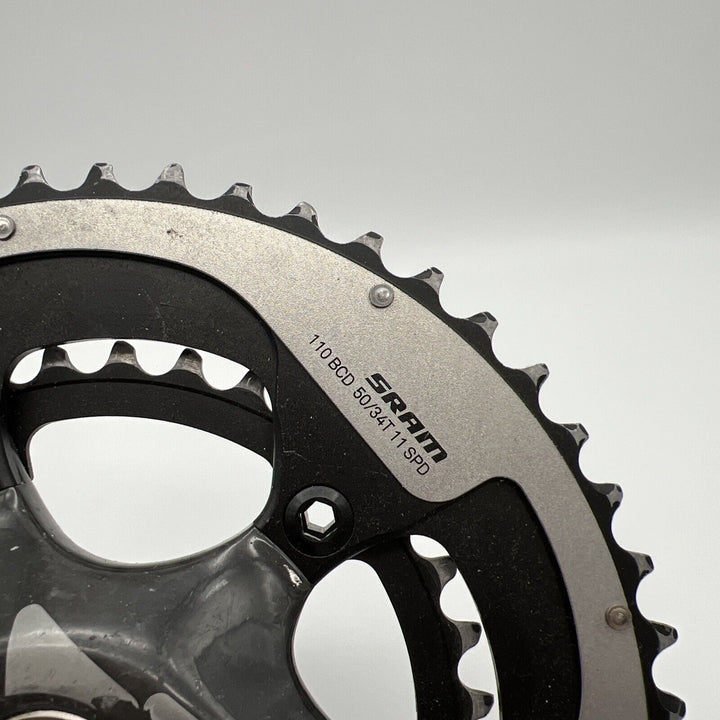 SRAM Red 22 GXP 110 BCD 50/34t 11-Speed Carbon Bike Crankset 574g 175mm