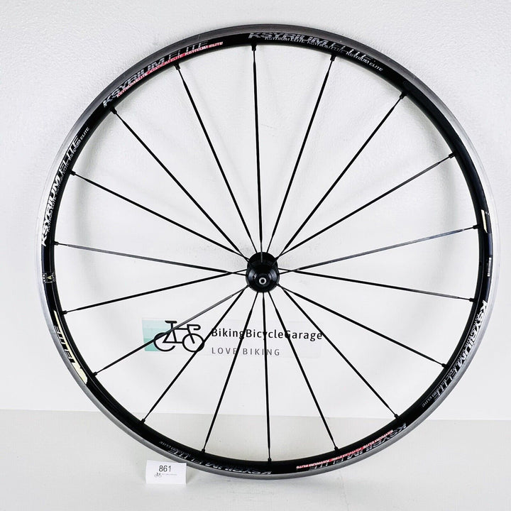 Mavic Ksyrium Elite Black Road Bike Aluminum 700C Front Wheel Clincher 760g