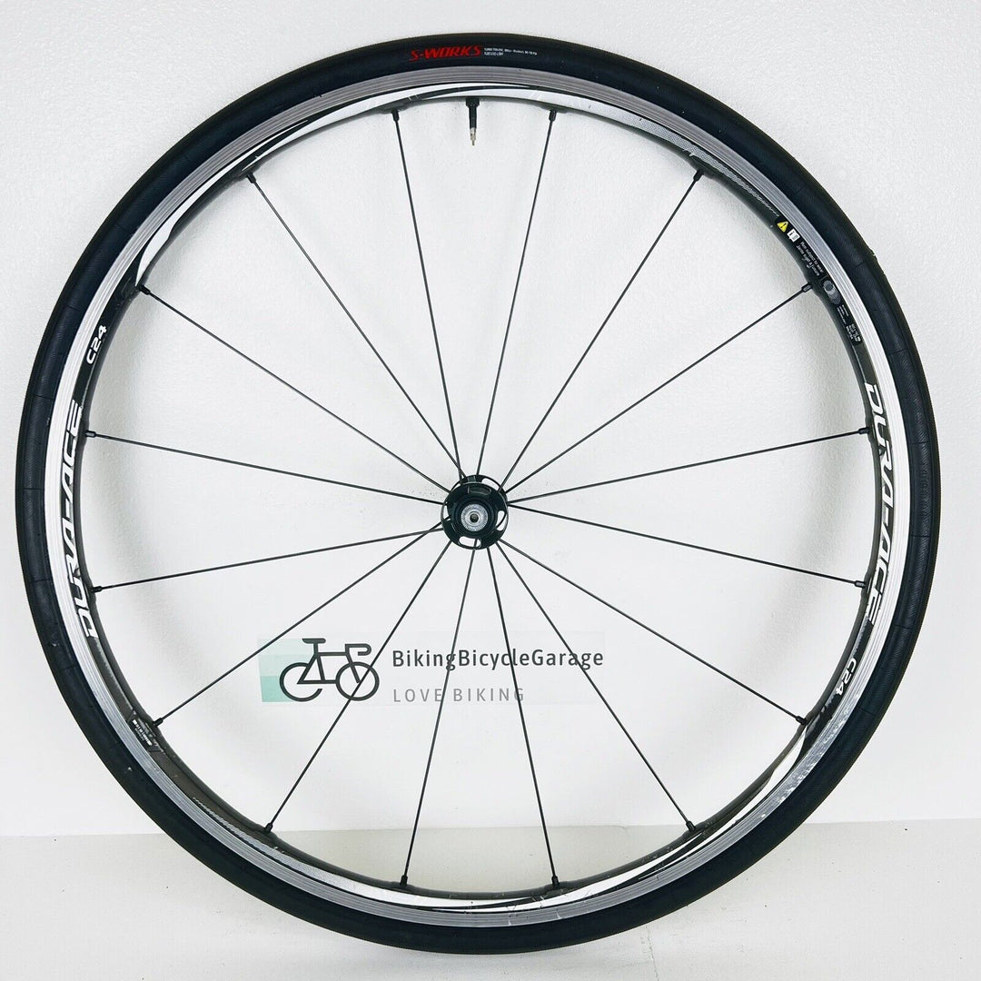 Shimano Dura Ace C24 WH-9000 Carbon Wheelset Tubeless S-Works 26c Tire 11 Speed