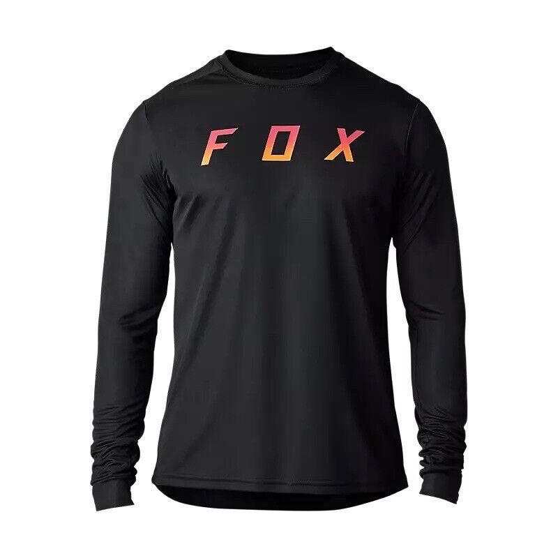 Fox Racing Ranger Dose MTB Long Sleeve Jersey Black 2XL