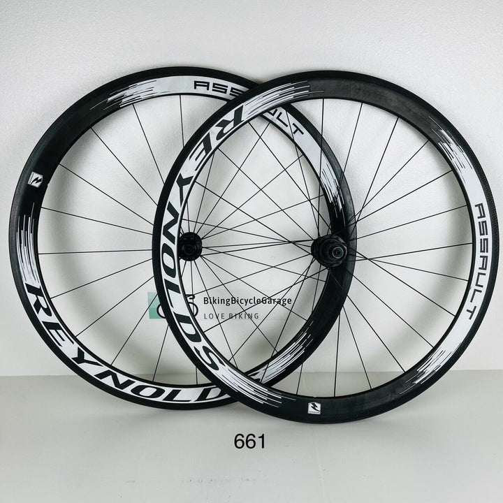 Reynolds Assault Carbon Aero Wheelset Shimano/Sram 10 Speed Clinchers 700c 1540g