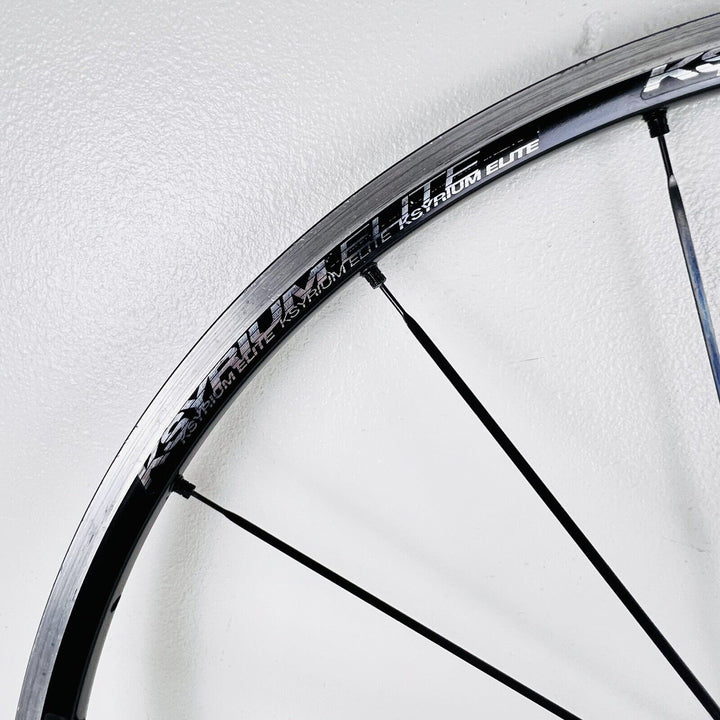 Mavic Ksyrium Elite Black Road Bike Aluminum 700C Front Wheel Clincher 760g