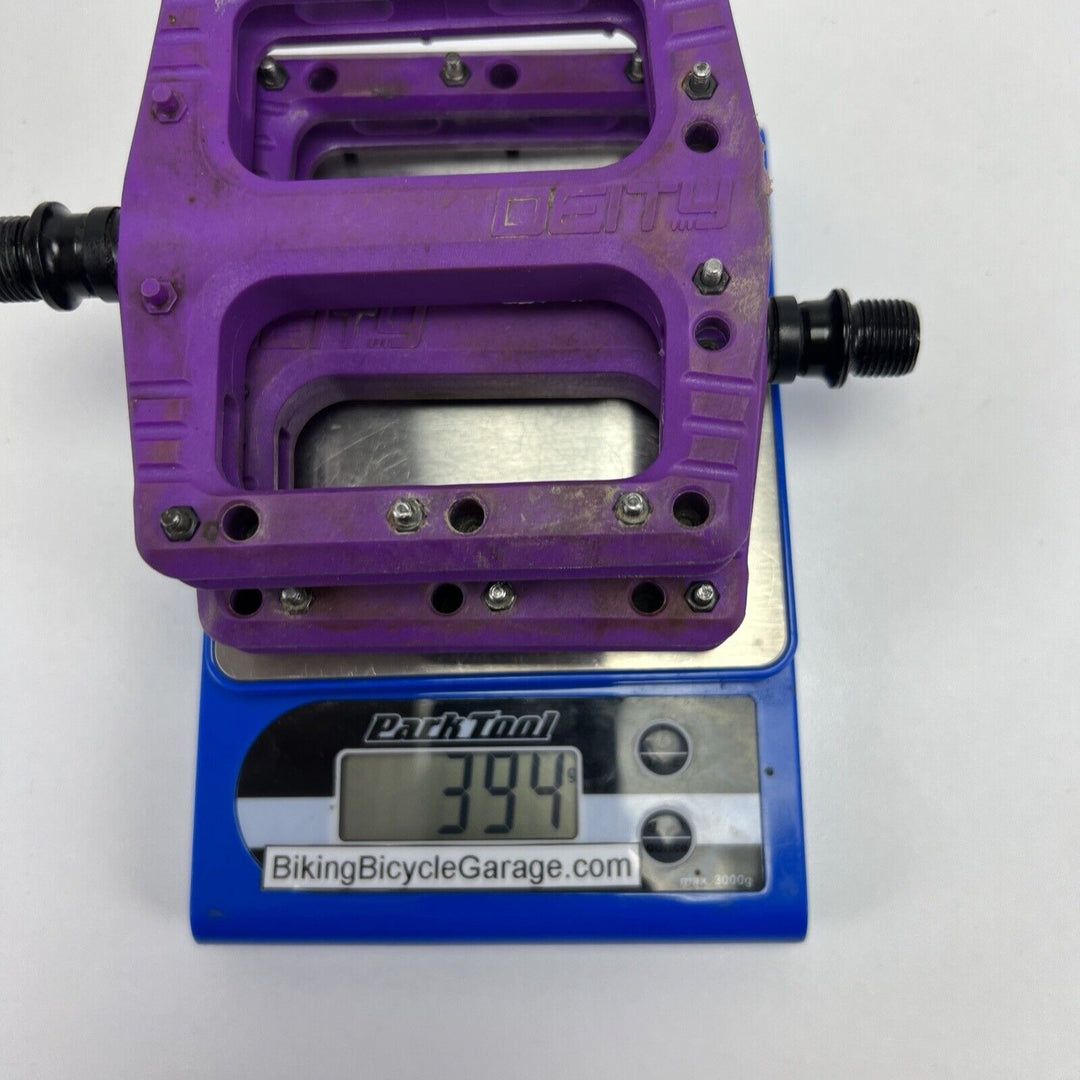 DEITY Pedals Platform Flat MTB Bike - Purple