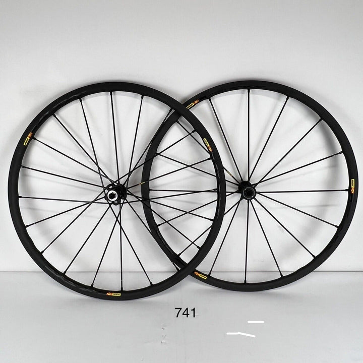 Mavic Ssc R-sys Slr Exalith 11 Speed Carbon Spokes 1,310g Set Just Serviced
