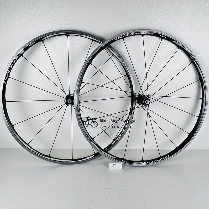 Shimano Dura Ace C24 WH-9000 Carbon Wheelset Shimano/Sram 11 Speed 1,460g