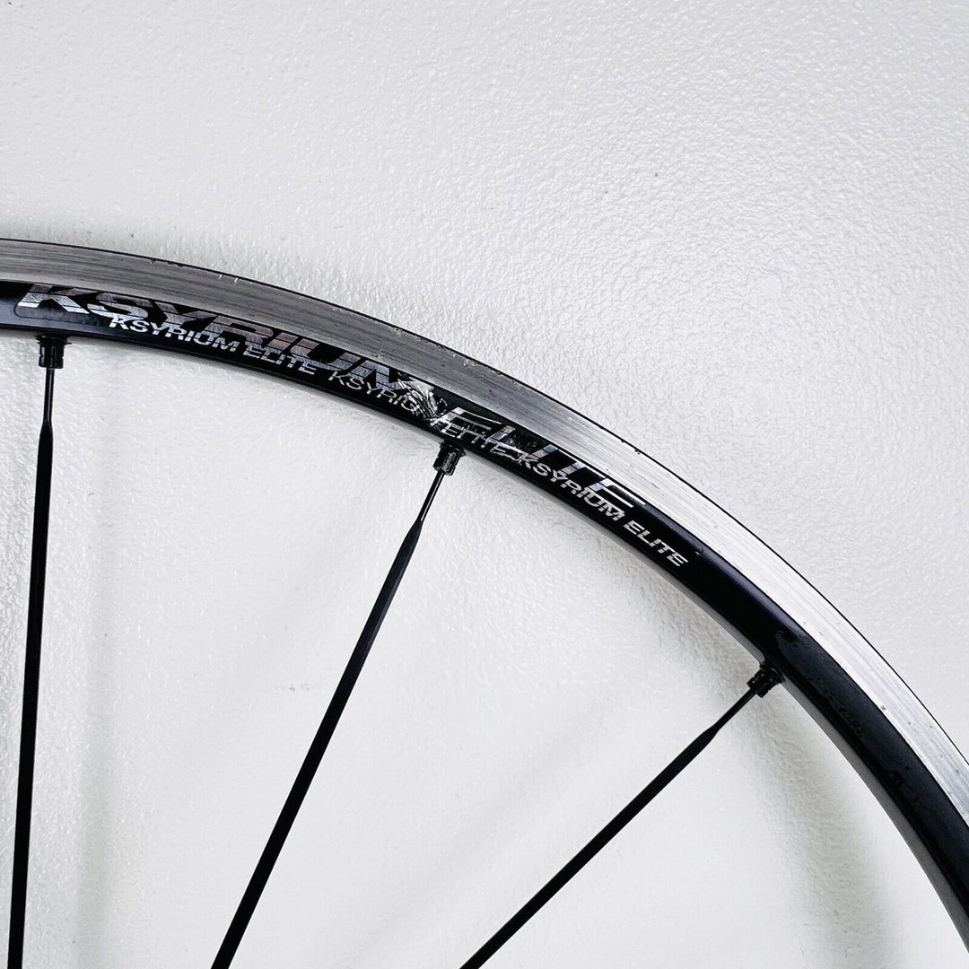 Mavic Ksyrium Elite Black Road Bike Aluminum 700C Front Wheel Clincher 760g