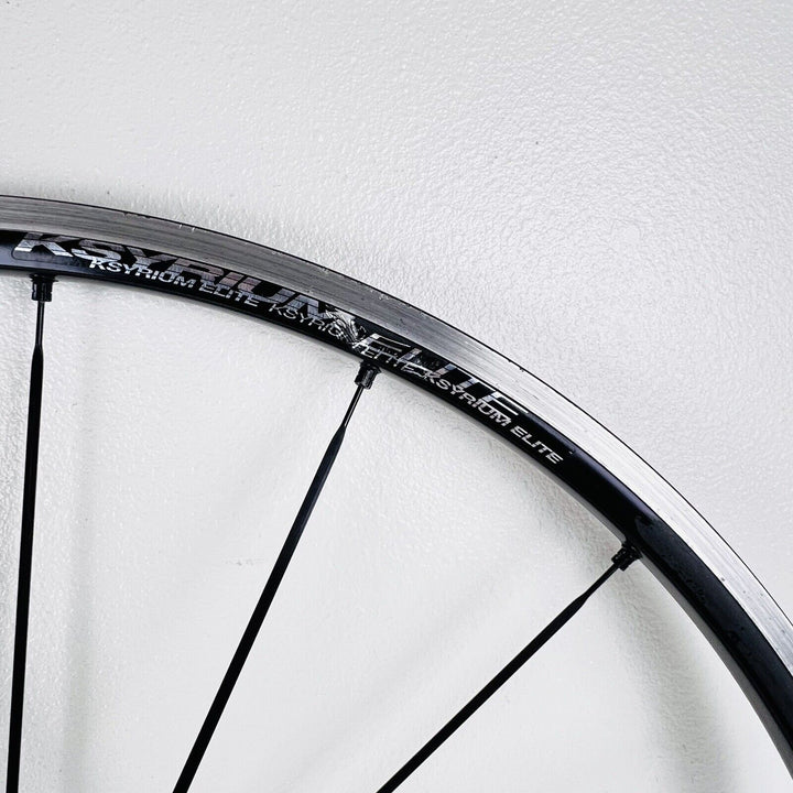 Mavic Ksyrium Elite Black Road Bike Aluminum 700C Front Wheel Clincher 760g