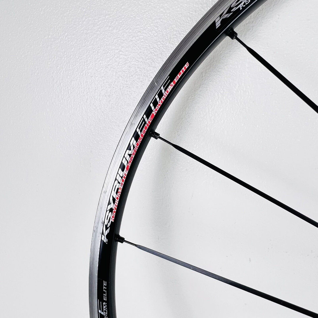 Mavic Ksyrium Elite Black Road Bike Aluminum 700C Front Wheel Clincher 760g