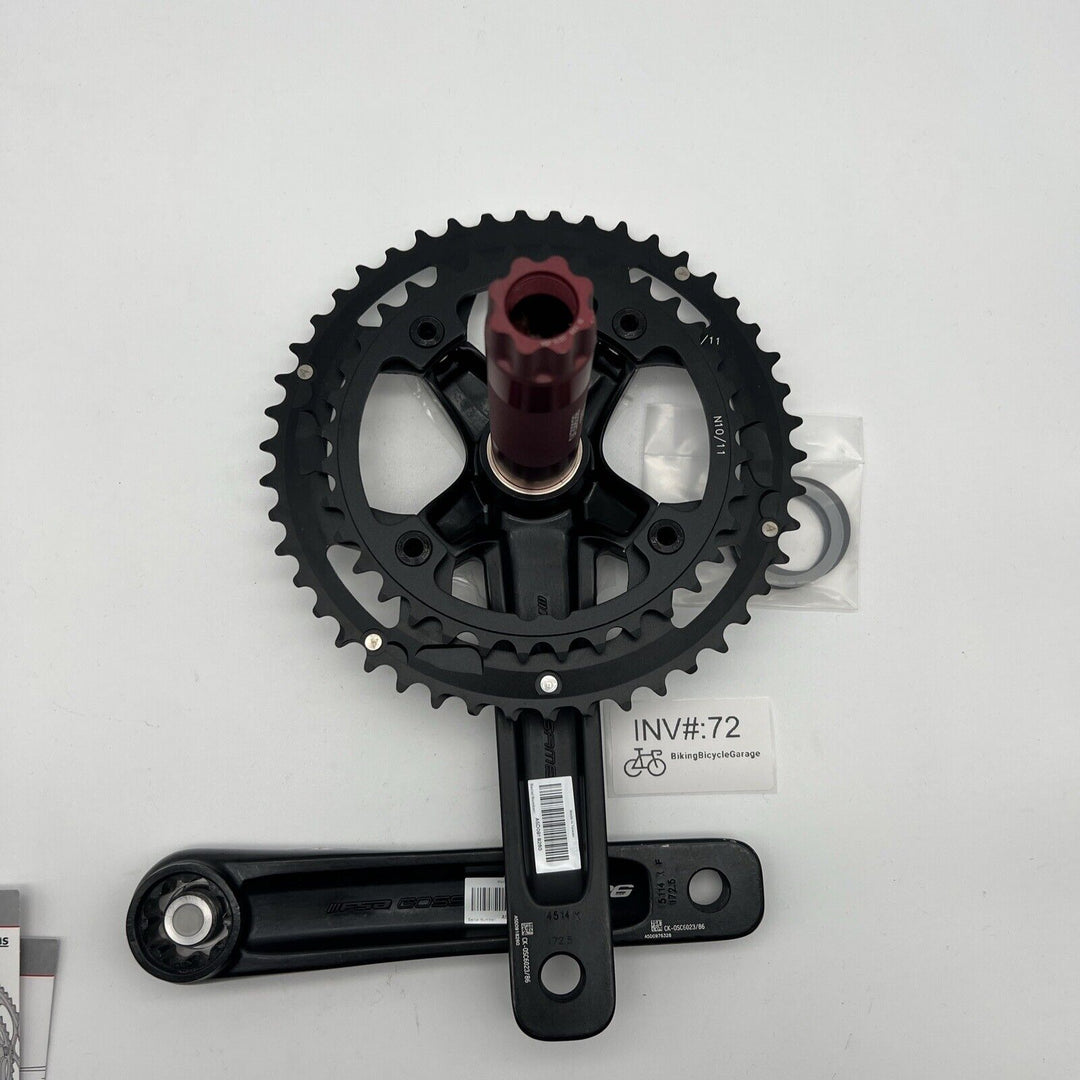 NEW FSA Gossamer Pro Compact Crankset 10/11-Speed 172.5mm ABS 46/36t BB386 Evo