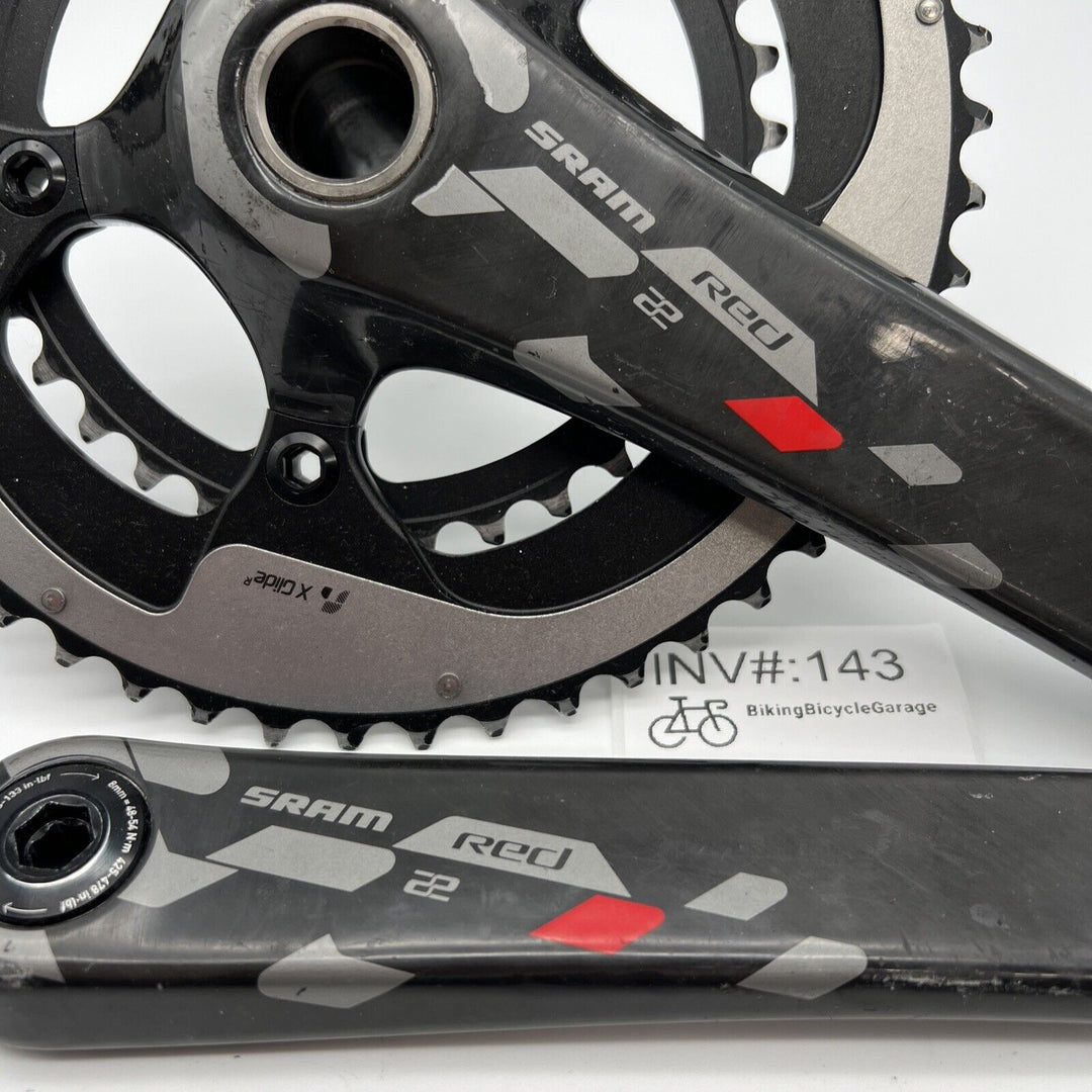 SRAM Red 22 GXP 110 BCD 50/34t 11-Speed Carbon Bike Crankset 574g 175mm