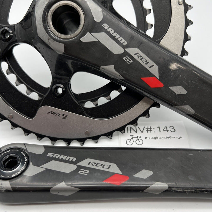 SRAM Red 22 GXP 110 BCD 50/34t 11-Speed Carbon Bike Crankset 574g 175mm
