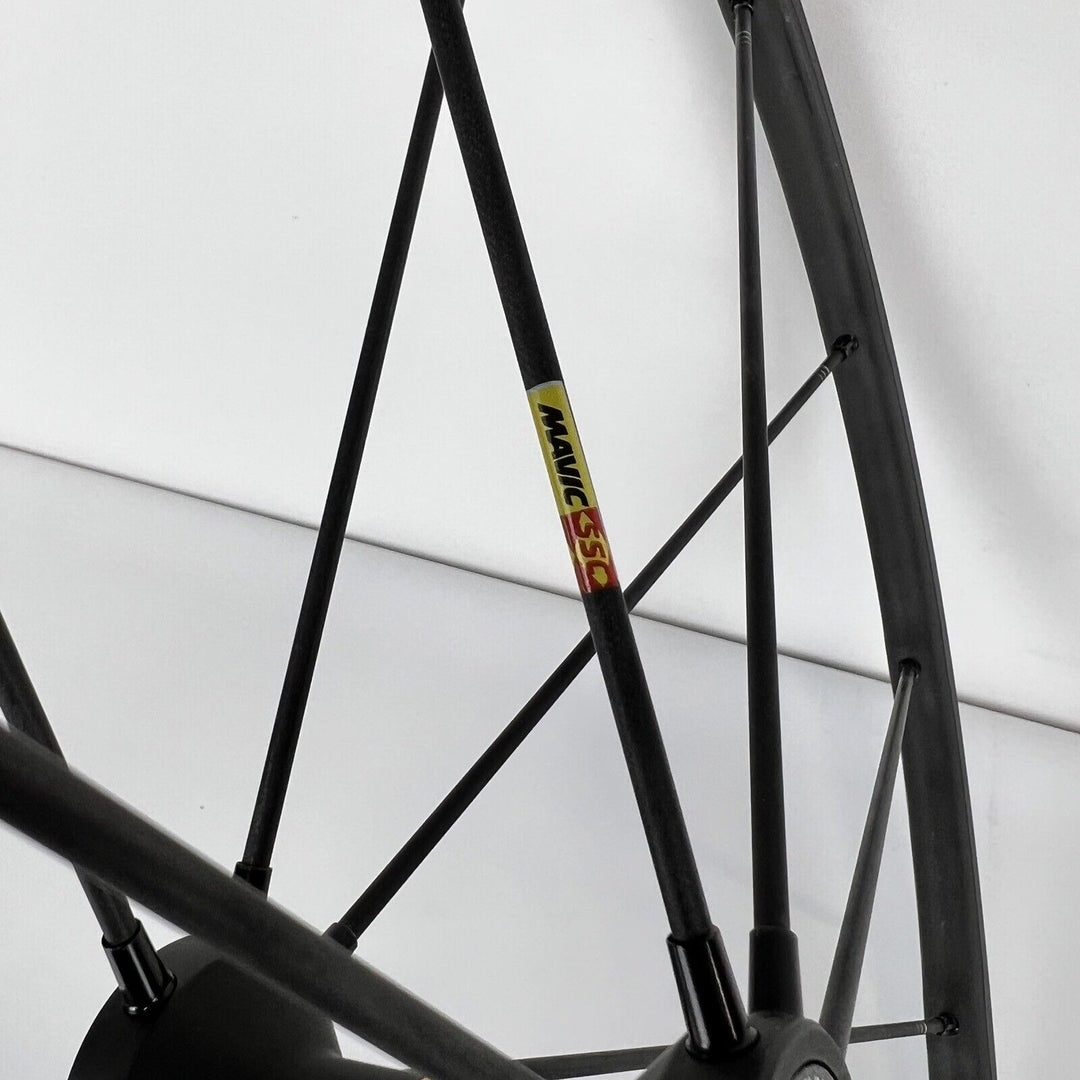 Mavic Ssc R-sys Slr Exalith 11 Speed Carbon Spokes 1,310g Set Just Serviced