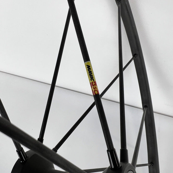 Mavic Ssc R-sys Slr Exalith 11 Speed Carbon Spokes 1,310g Set Just Serviced