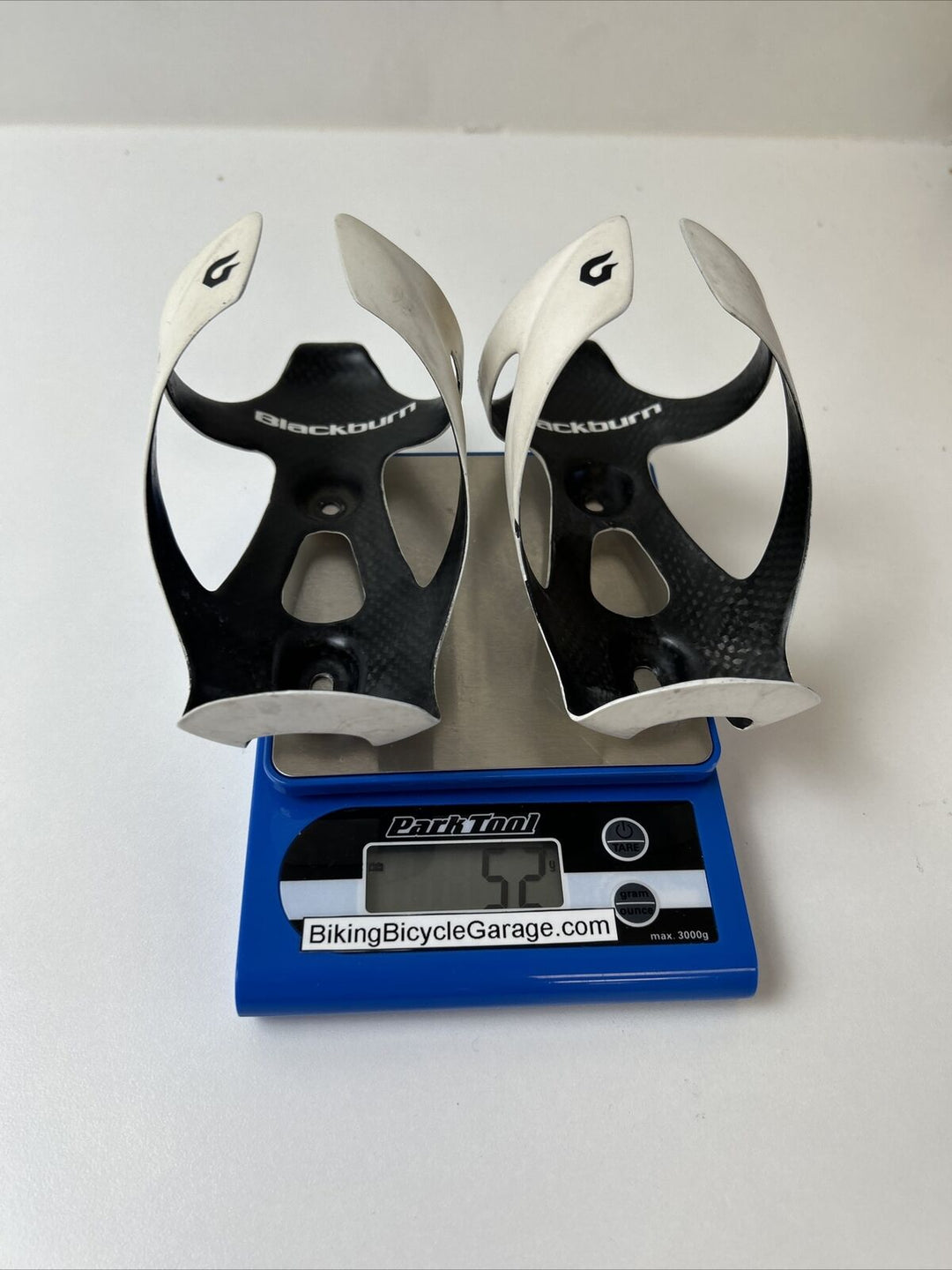 (2) Black Burn Carbon Water Bottle Cage