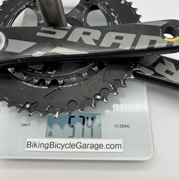 SRAM Red 22 GXP 110 BCD 50/34t 11-Speed Carbon Bike Crankset 574g 175mm