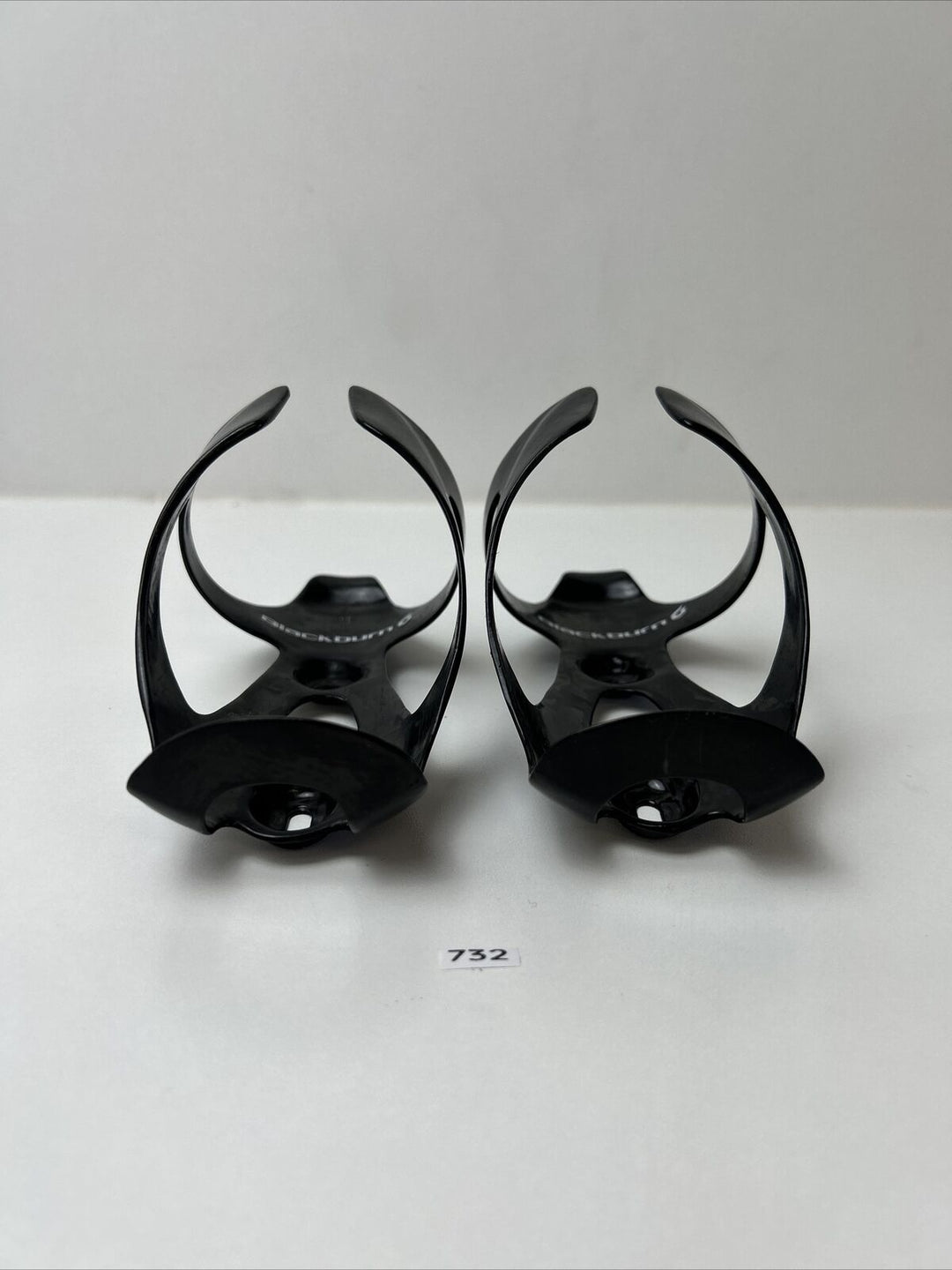 (2) Black Burn Carbon Water Bottle Cage