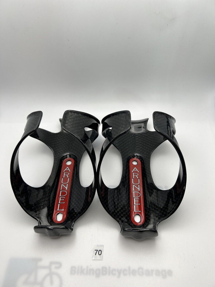 (2) Arundel Dave-O Carbon Bottle Cages 62g