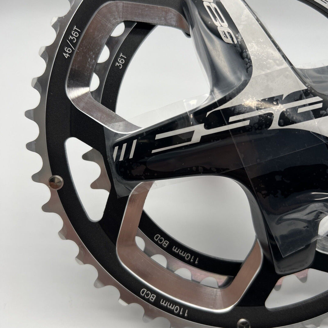 NEW FSA Gossamer Pro Compact Crankset 10/11-Speed 175mm ABS 46/36t BB386 Evo
