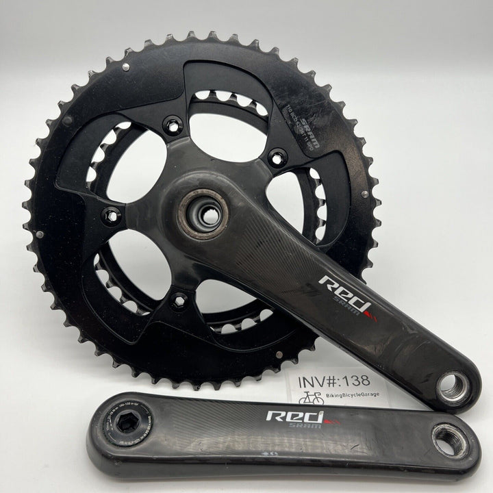 SRAM RED Carbon Crankset 11-speed 52/36T 110BCD 172.5mm GXP For Road Bike