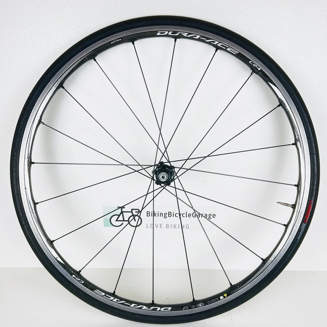 Shimano Dura Ace C24 WH-9000 Carbon Wheelset Tubeless S-Works 26c Tire 11 Speed