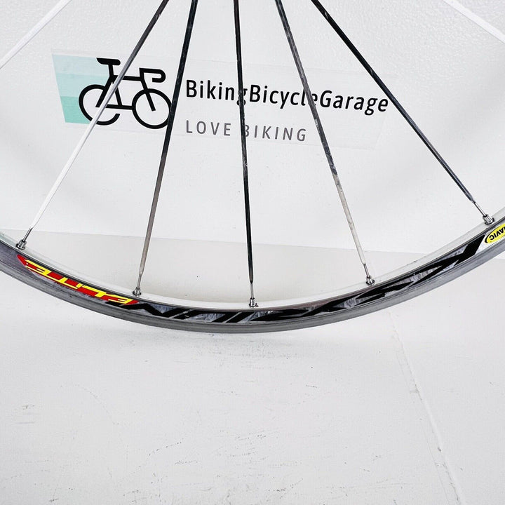 Mavic Ksyrium Elite Gray Road Bike Aluminum 700C Front Wheel Clincher 760g