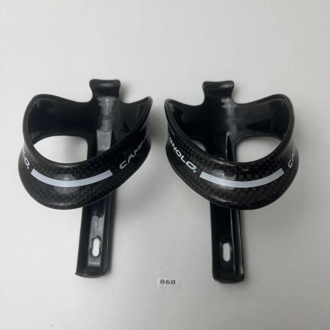 Pair Of Campagnolo  Super Record Carbon Fiber Water Bottle Cages 51g