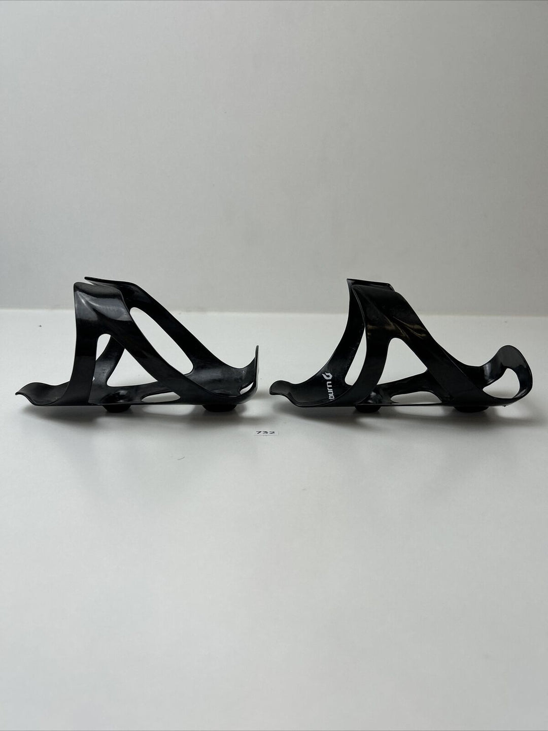 (2) Black Burn Carbon Water Bottle Cage