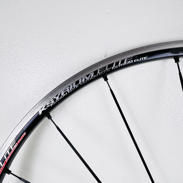 Mavic Ksyrium Elite Black Road Bike Aluminum 700C Front Wheel Clincher 760g