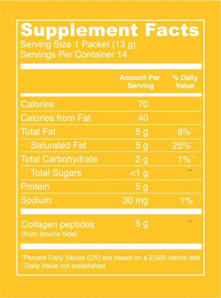 Vital Proteins Collagen Creamer Vanilla Stick Pack Box 14ct