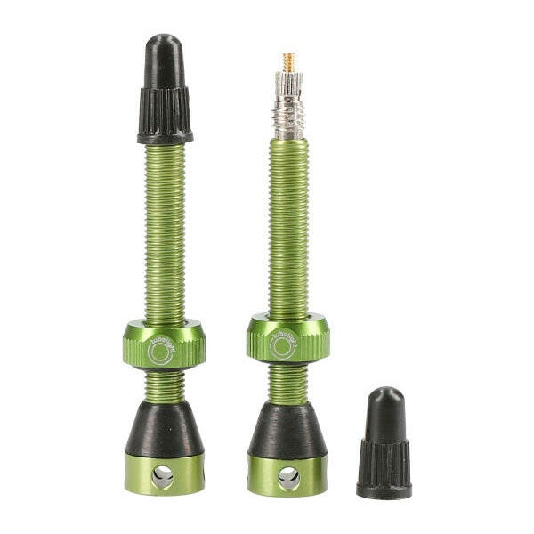 Tubolight Tubeless Valves 50mm Green