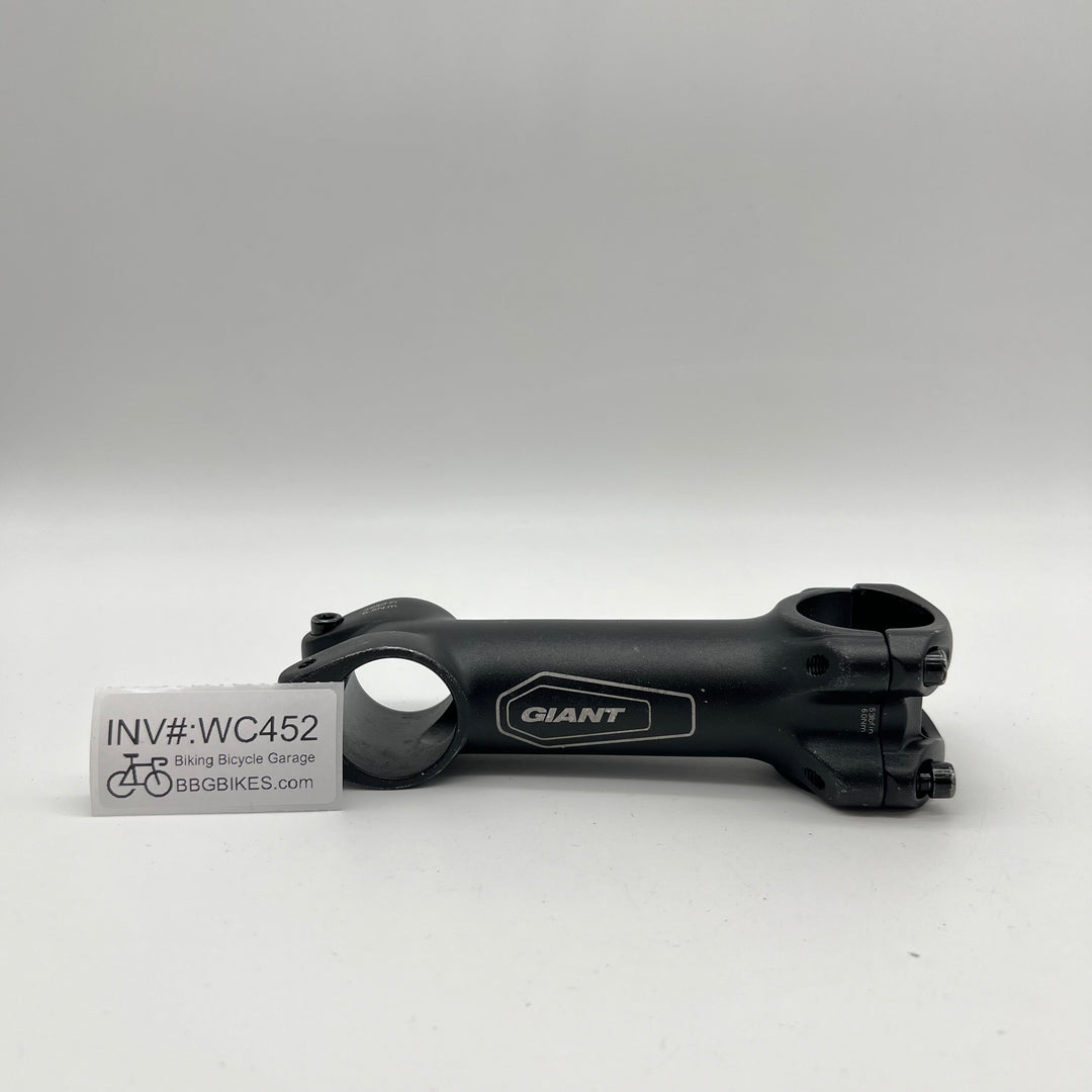Giant bike stem 110mm +/- 6 degree 1 1/8” 31.8 mm black threadless Road MTB Used